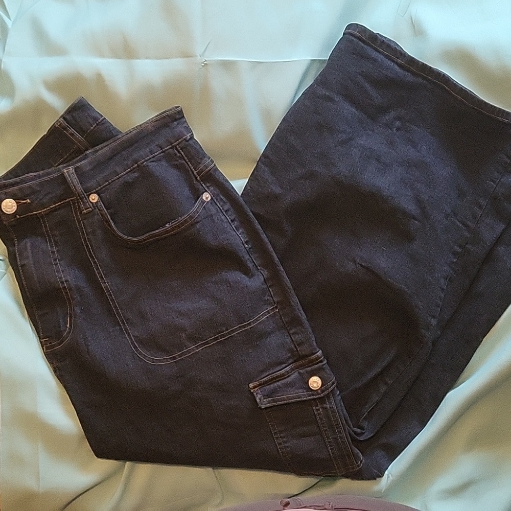 Hi Jeans Cargo Pants Style Maxi Skirt